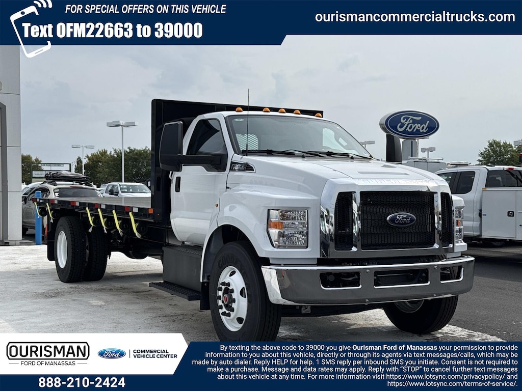 New 2027 Ford F-650 Regular Cab w/ 20 Heavy Duty Flatbed Flatbed