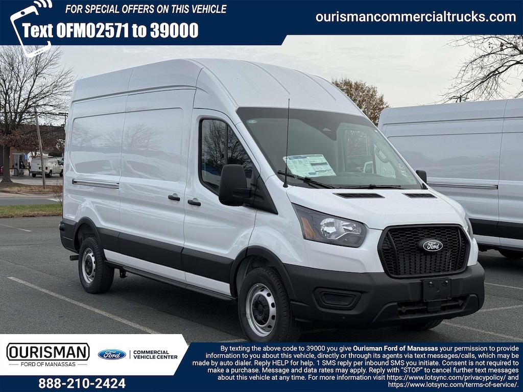 New 2026 Ford Transit-350 RWD High Roof Cargo Van 148 WB Van