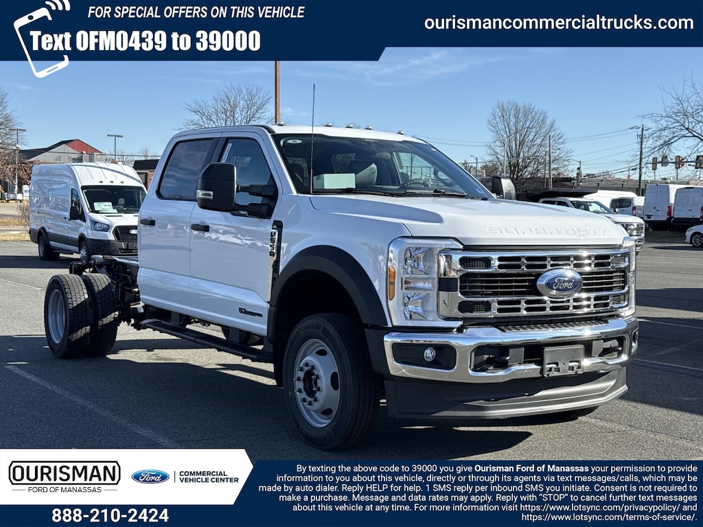 New 2026 Ford F-550 XL Crew Cab 4x4 Bare Chassis 60 CA Crew Cab Chassis-Cab