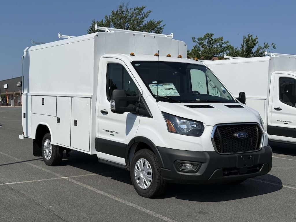 New 2025 Ford Transit-350 Cutaway RWD W/ 11 Enclosed Service Body Service