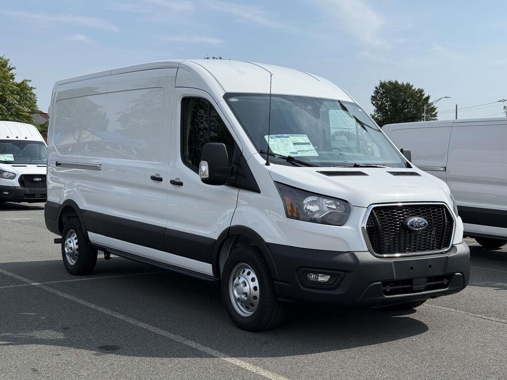 New 2025 Ford Transit Cargo Van T-250 148 Med Rf 9070 GVWR AWD Full-size Cargo Van