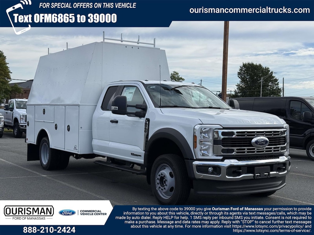 New 2026 Ford F-550 XL Super Cab 4x4 W/ 11 Enclosed Service Body Service