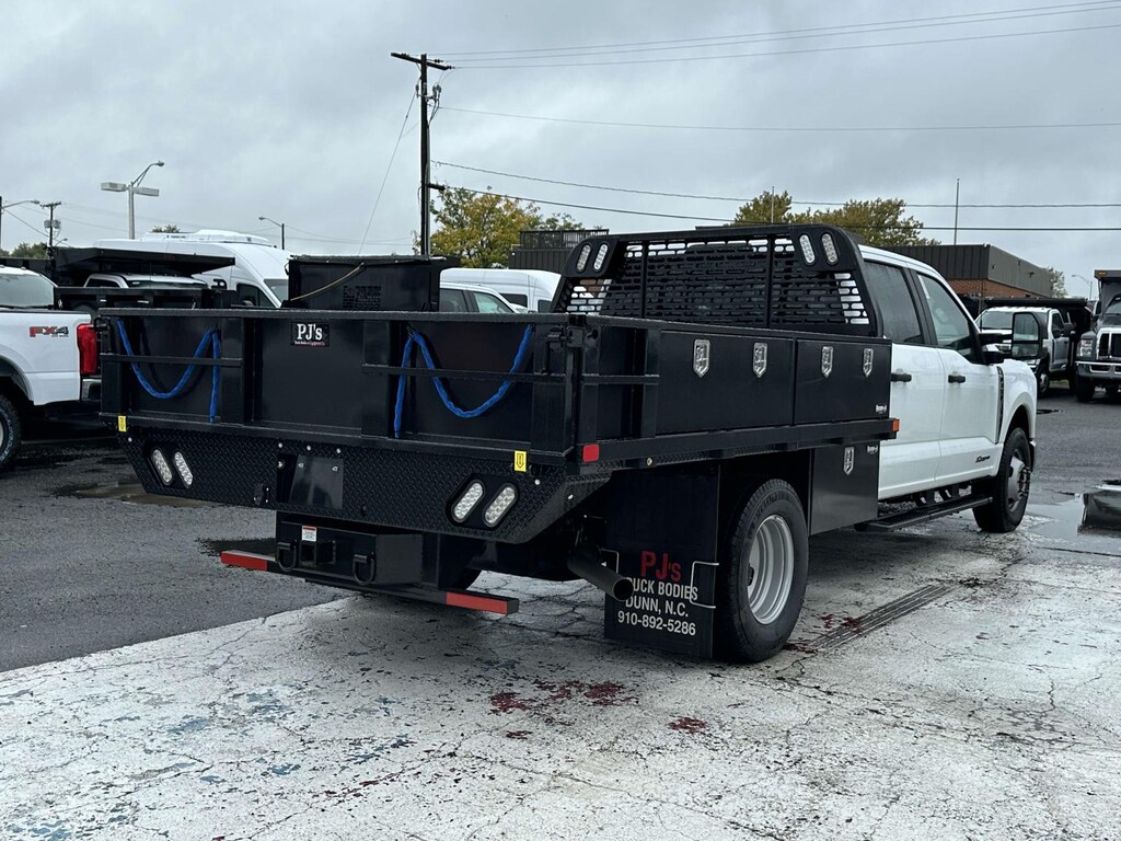 New 2024 Ford F-350 XL Crew Cab 4x2 w/ 10 Contractors Flatbed Flatbed