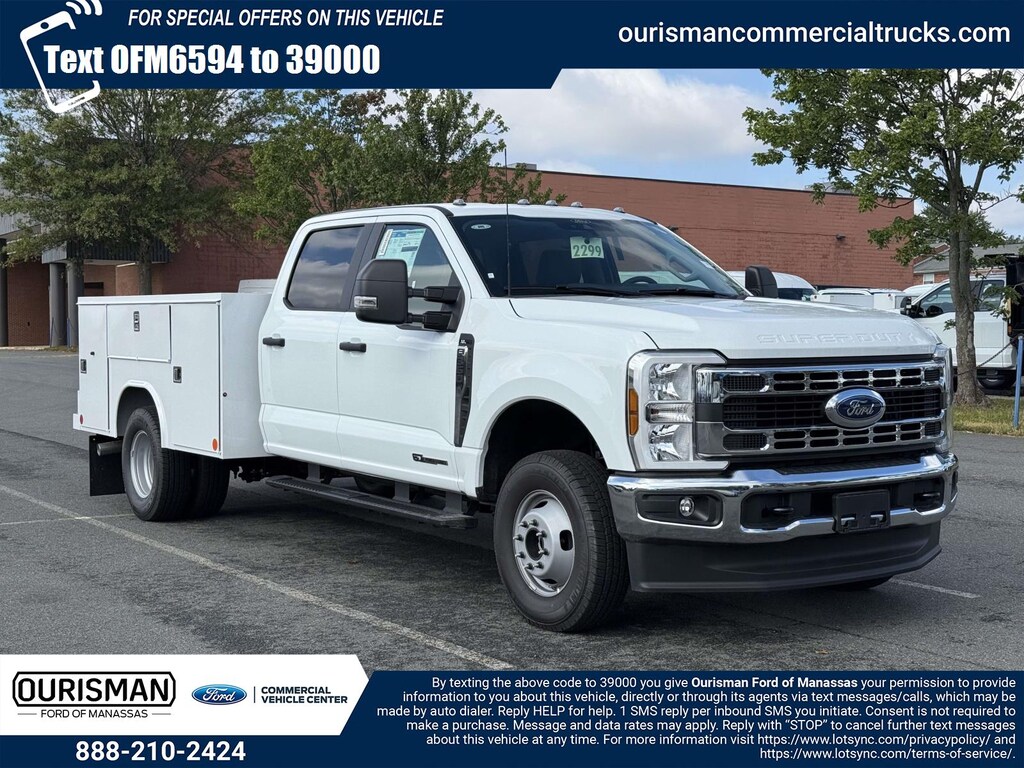 New 2025 Ford F-350 XL Crew Cab 4x4 Bare Chassis 60 CA Crew Cab Chassis-Cab