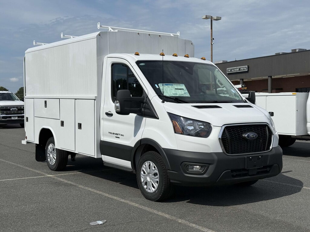 New 2024 Ford Transit-350 Cutaway RWD W/ 11 Enclosed Service Body Service