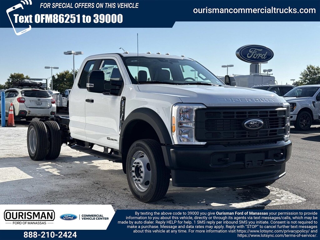 New 2026 Ford Super Duty F-550 DRW Extended Cab Chassis-Cab