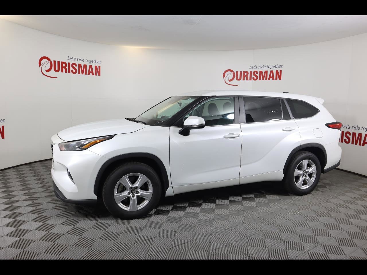 Certified 2023 Toyota Highlander LE with VIN 5TDKDRAH4PS023259 for sale in Fairfax, VA