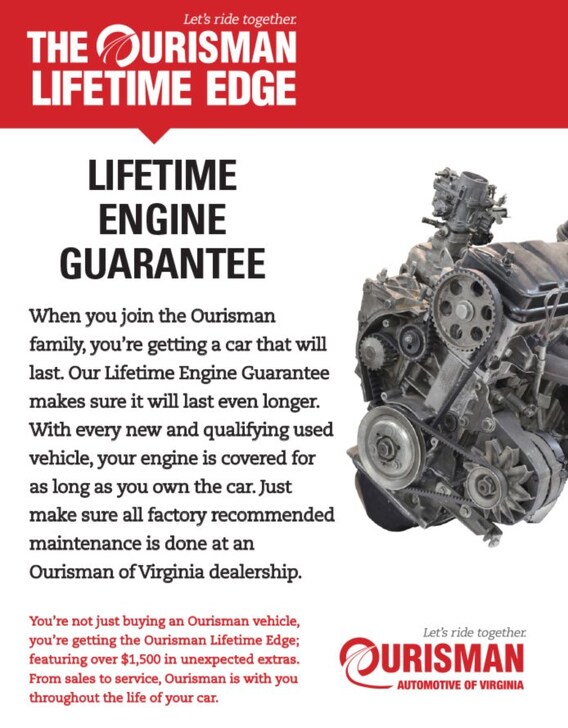 Lifetime Engine Guarantee, Car Dealer Alexandria, VA