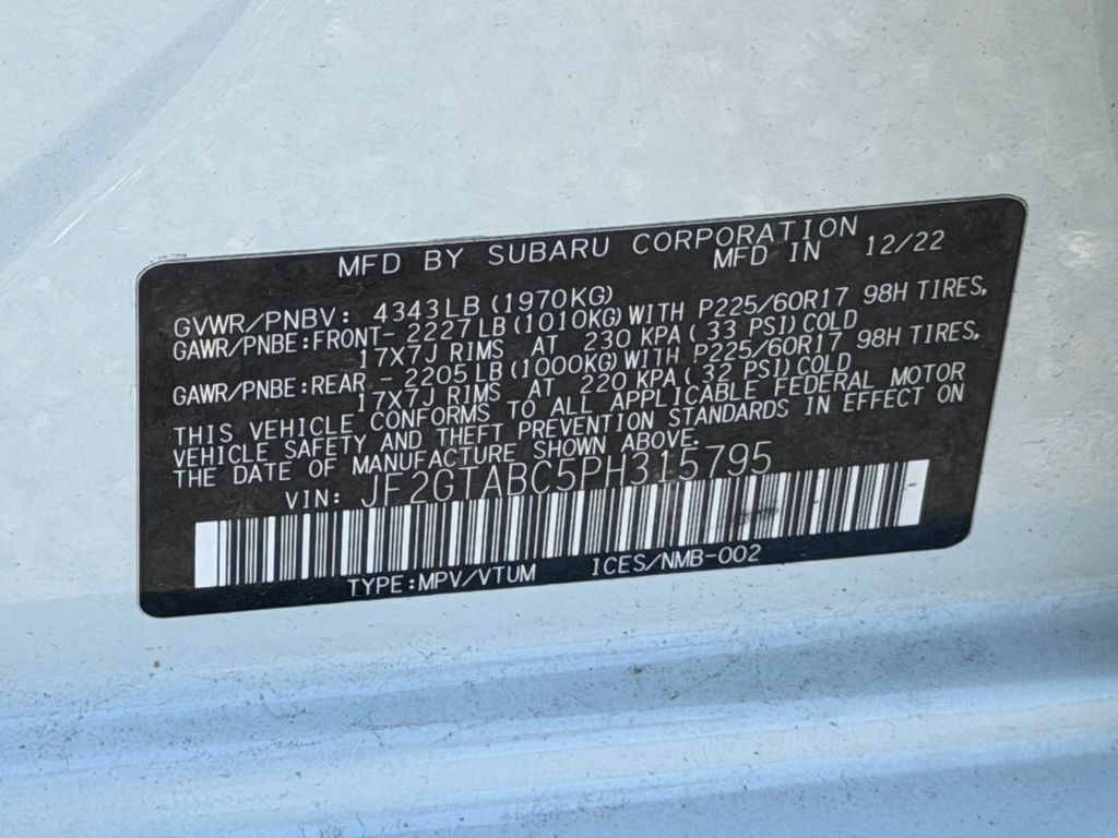 2023 Subaru Crosstrek Base - Photo 10