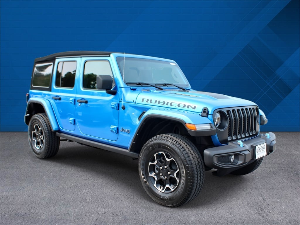 Used 2022 Jeep Wrangler Unlimited Rubicon 4XE with VIN 1C4JJXR63NW106741 for sale in Frederick, MD