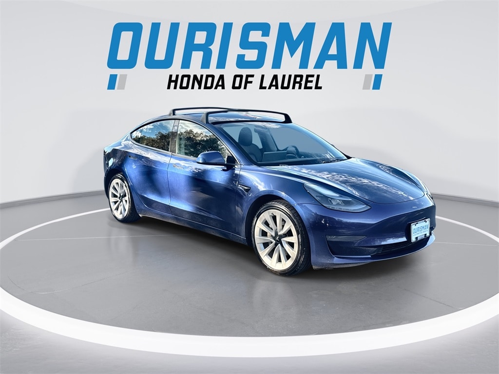 Used 2022 Tesla Model 3 Base with VIN 5YJ3E1EA9NF192128 for sale in Laurel, MD