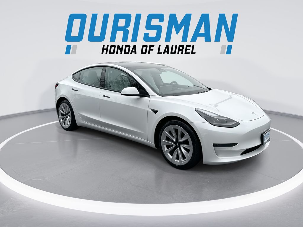 Used 2021 Tesla Model 3 Base with VIN 5YJ3E1EA8MF987685 for sale in Laurel, MD