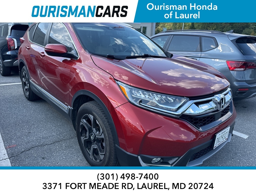 Used 2017 Honda CR-V Touring with VIN 2HKRW2H91HH674256 for sale in Laurel, MD