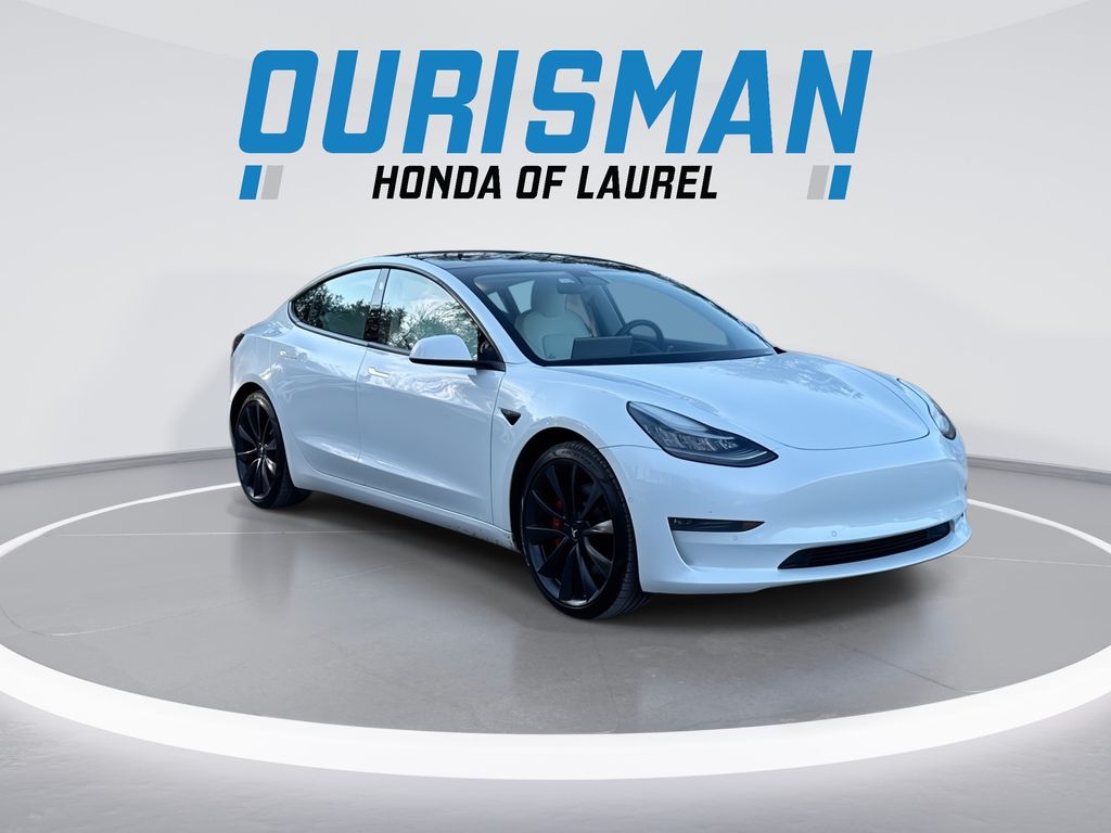 Used 2020 Tesla Model 3 Base with VIN 5YJ3E1EC1LF624841 for sale in Laurel, MD
