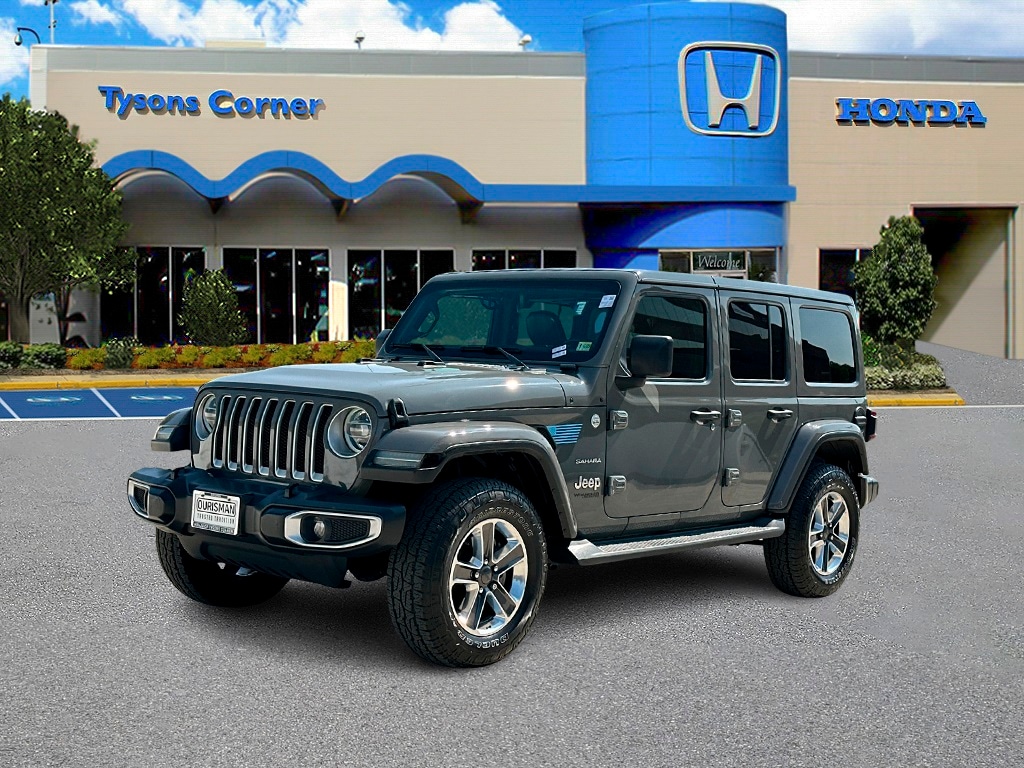 Used 2019 Jeep Wrangler Unlimited Sahara with VIN 1C4HJXEN4KW523065 for sale in Vienna, VA