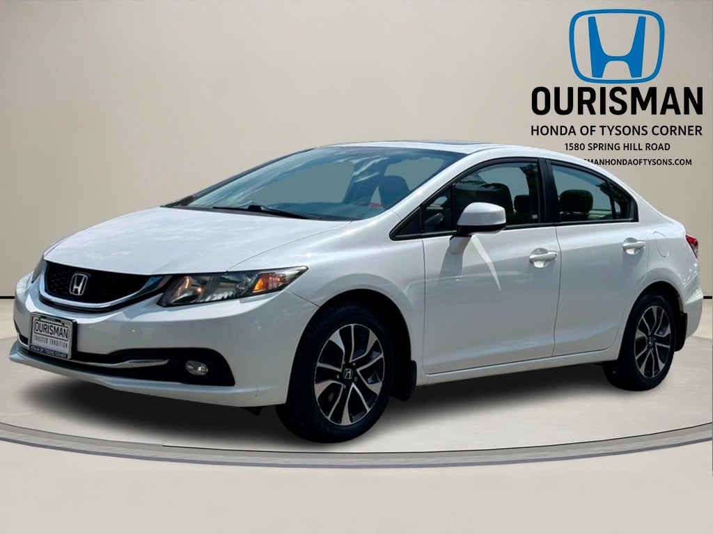 Used 2013 Honda Civic EX-L with VIN 19XFB2F91DE003704 for sale in Vienna, VA