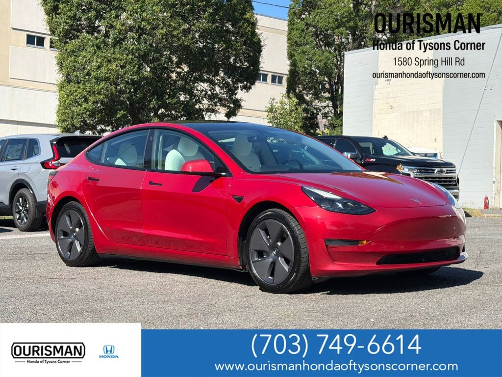 Used 2021 Tesla Model 3 Standard Range Plus Sedan