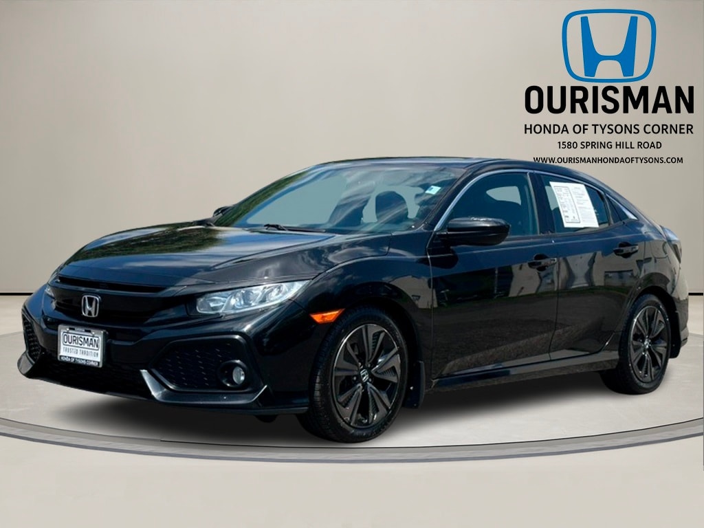 Used 2018 Honda Civic Hatchback EX with VIN SHHFK7H54JU201558 for sale in Tysons, VA