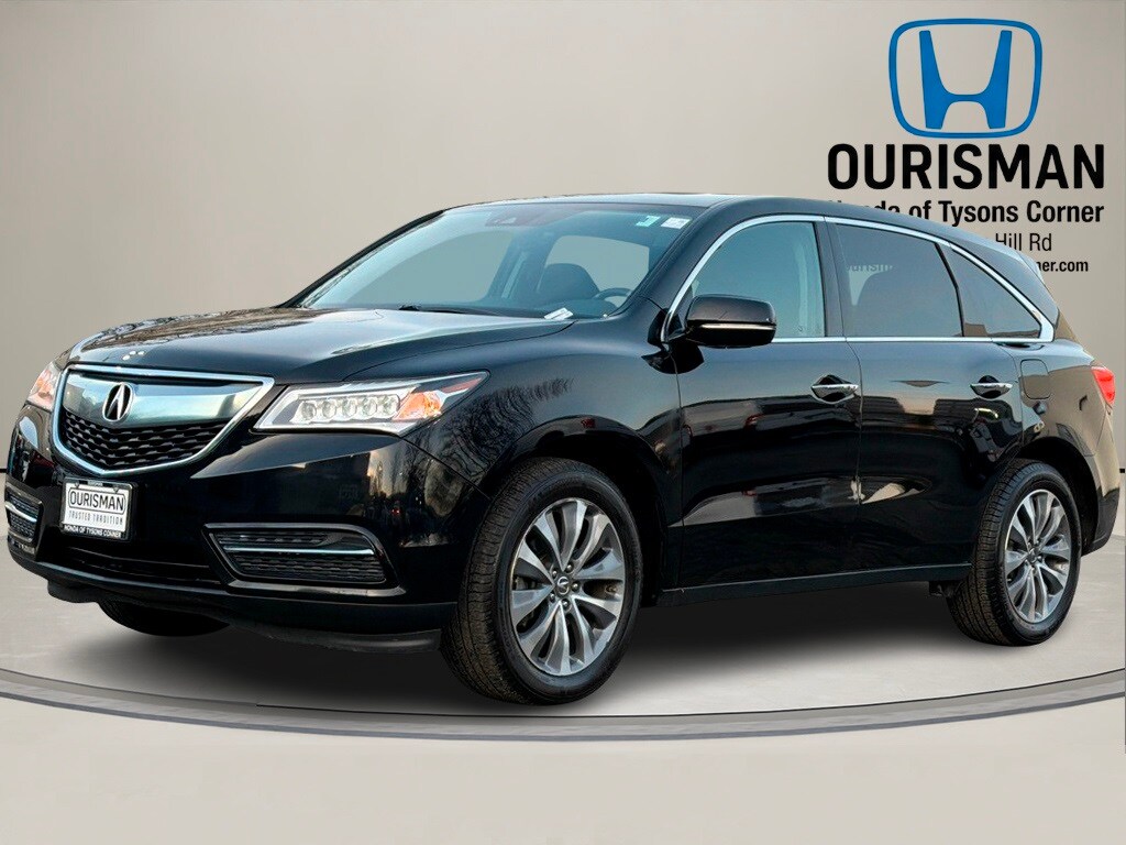 Used 2016 Acura MDX Technology & Entertainment Package with VIN 5FRYD4H64GB019278 for sale in Tysons, VA