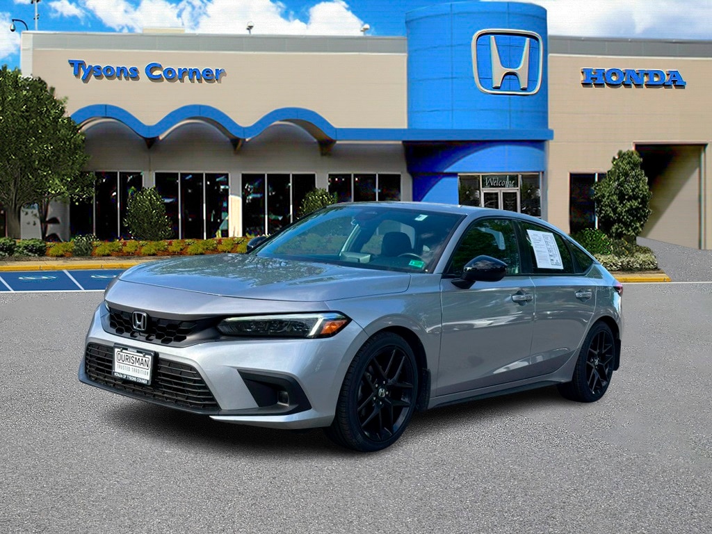 Used 2022 Honda Civic Hatchback Sport with VIN 19XFL2H87NE015682 for sale in Vienna, VA