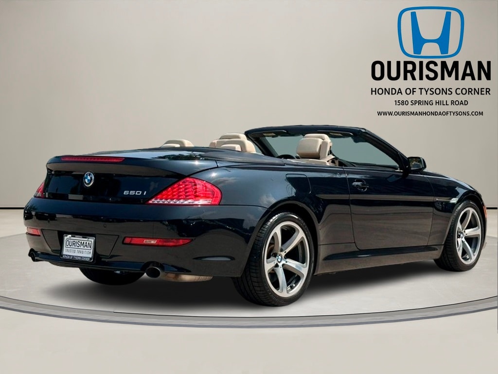 Used 2008 BMW 6 Series 650i with VIN WBAEB53588CX61709 for sale in Tysons, VA