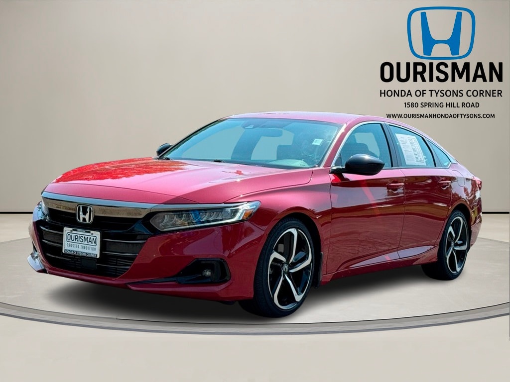 Certified 2022 Honda Accord Sport with VIN 1HGCV1F33NA058659 for sale in Vienna, VA