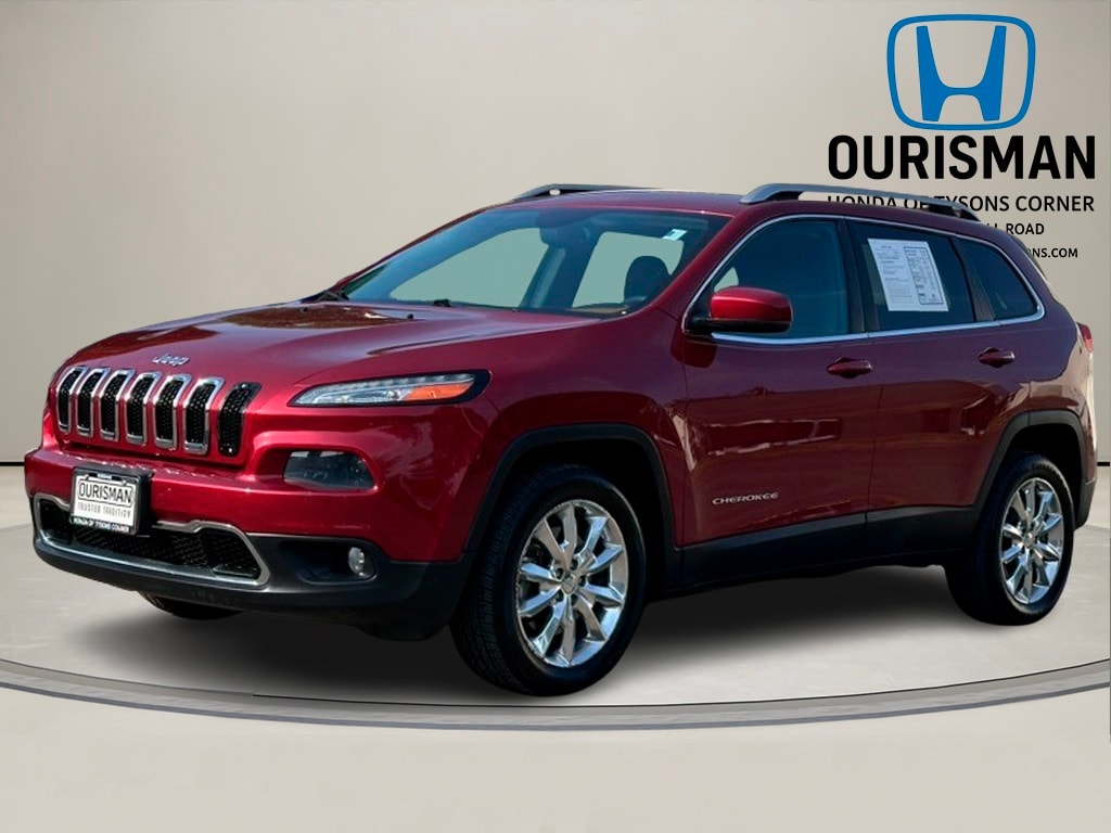 Used 2015 Jeep Cherokee Limited with VIN 1C4PJMDS3FW675930 for sale in Vienna, VA