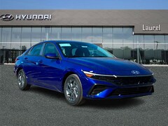 2026 Hyundai Elantra Hybrid Blue Sedan