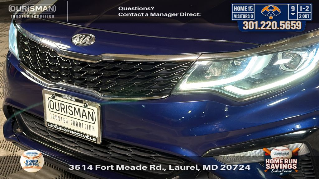 Used 2019 Kia Optima S with VIN 5XXGT4L30KG362804 for sale in Maryland City, MD
