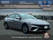 New 2026 Hyundai Elantra Hybrid Blue Sedan