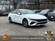 New 2026 Hyundai Elantra Hybrid Blue Sedan