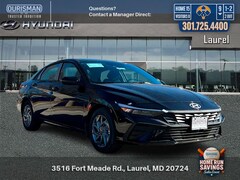 2026 Hyundai Elantra Hybrid Blue Sedan