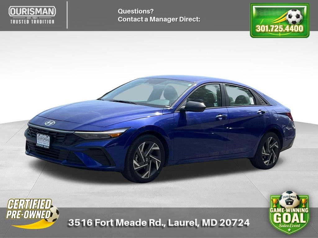 Certified 2025 Hyundai Elantra SEL Sport Sedan