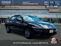 2026 Hyundai Elantra Hybrid Blue Sedan