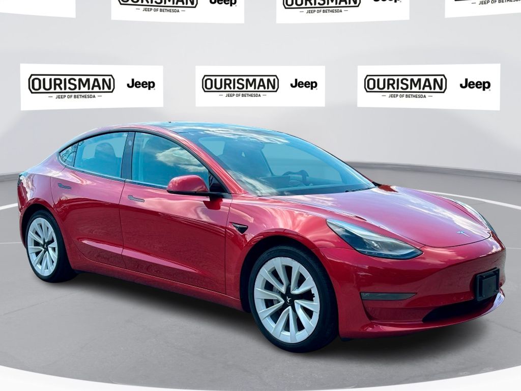 Used 2021 Tesla Model 3 Base with VIN 5YJ3E1EB6MF013213 for sale in Bethesda, MD