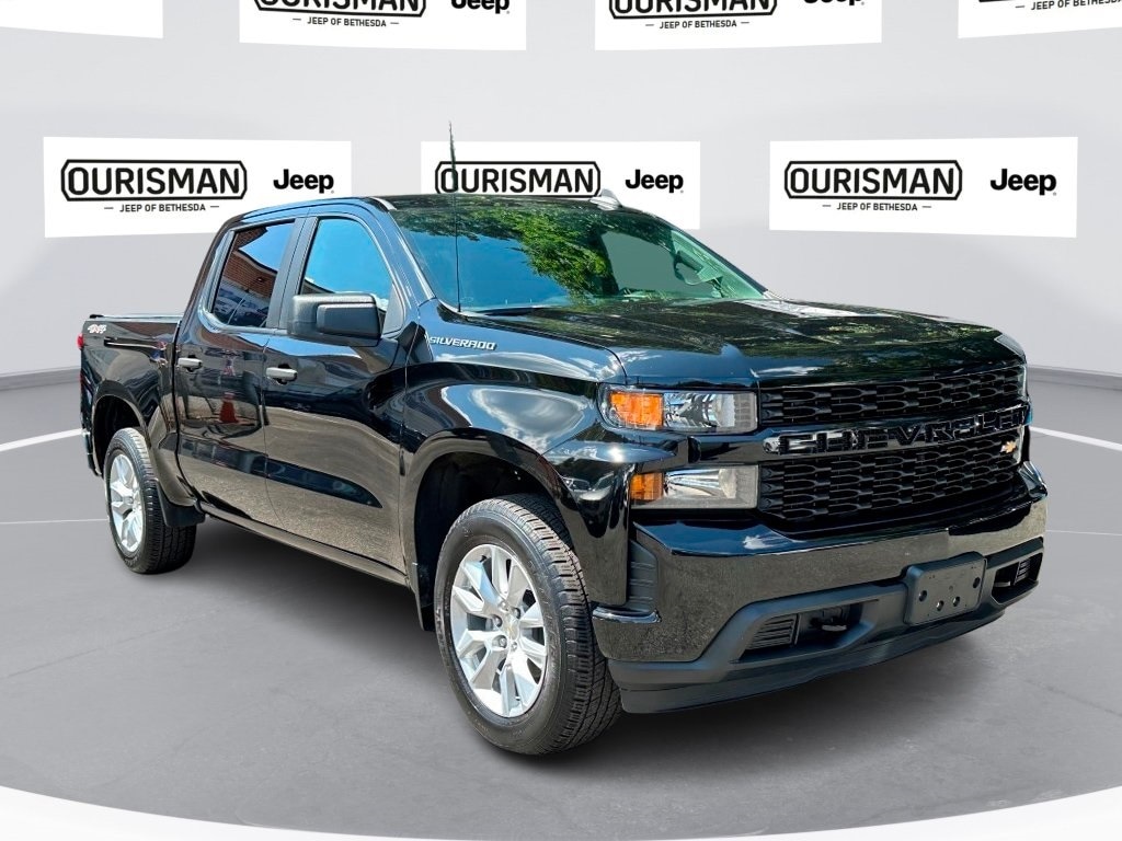 Used 2021 Chevrolet Silverado 1500 Custom with VIN 1GCPYBEK1MZ319373 for sale in Bethesda, MD