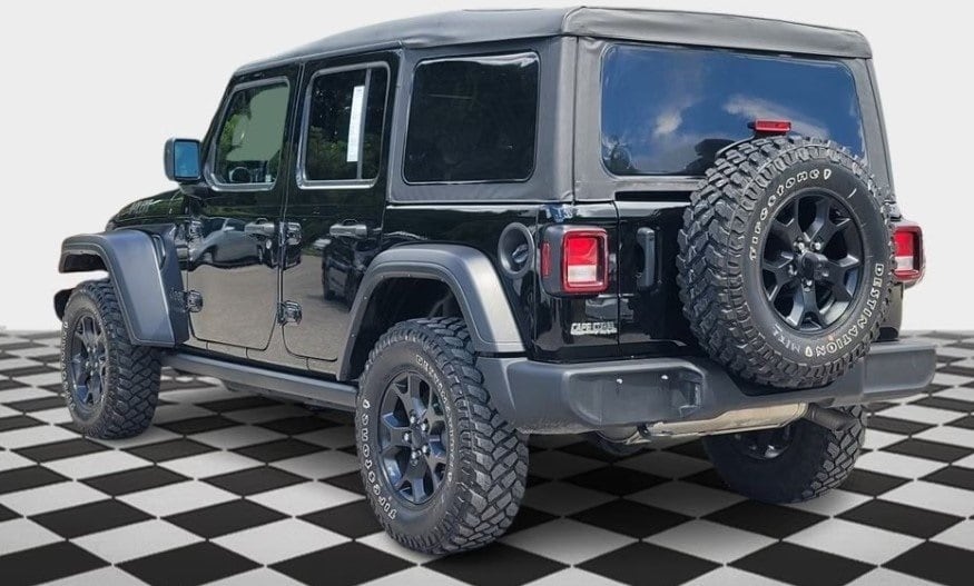 Used 2022 Jeep Wrangler Unlimited Willys with VIN 1C4HJXDG6NW194456 for sale in Bethesda, MD