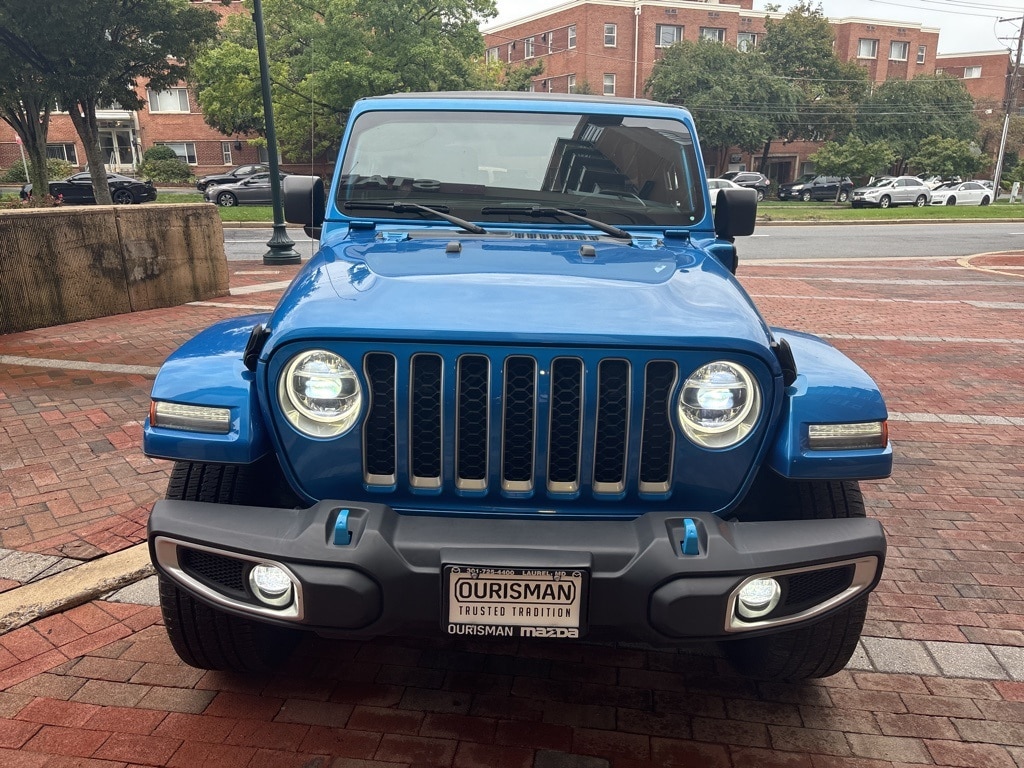 Certified 2022 Jeep Wrangler Unlimited Sahara 4XE with VIN 1C4JJXP66NW229307 for sale in Bethesda, MD