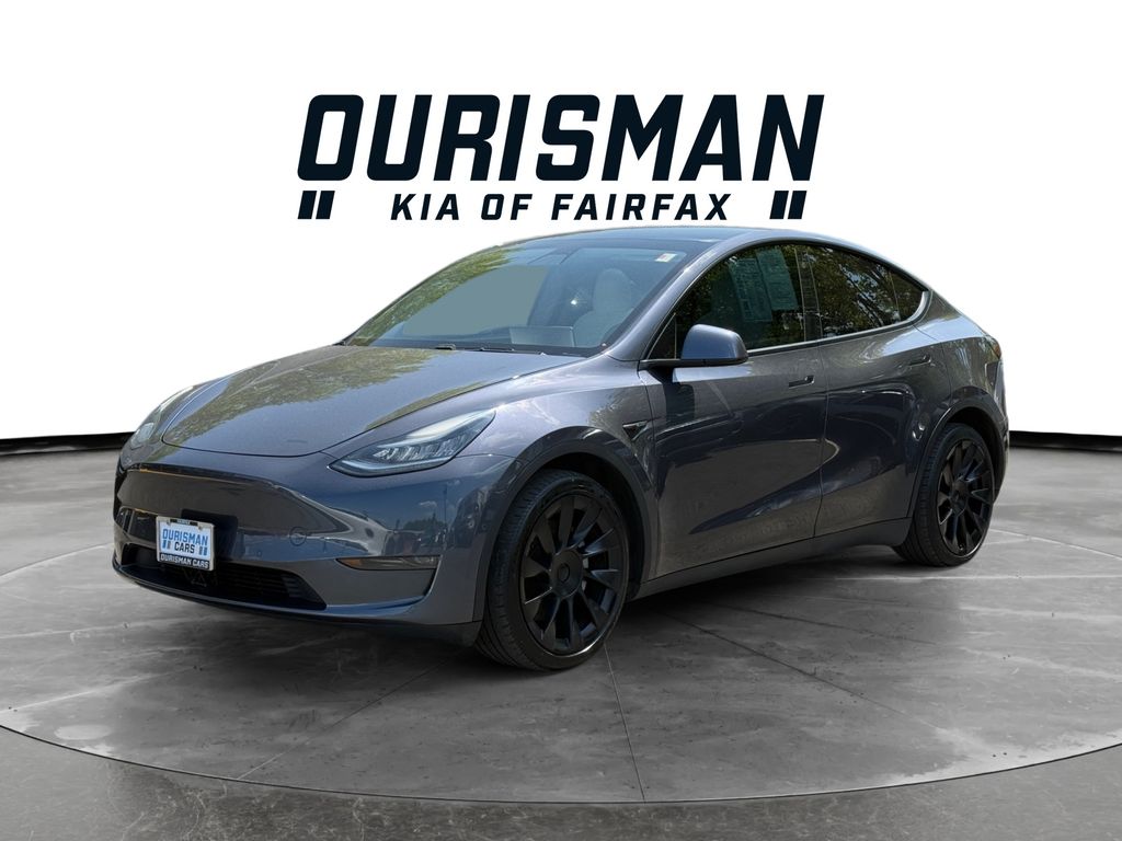 Used 2021 Tesla Model Y Long Range with VIN 5YJYGDEE5MF065878 for sale in Fairfax, VA