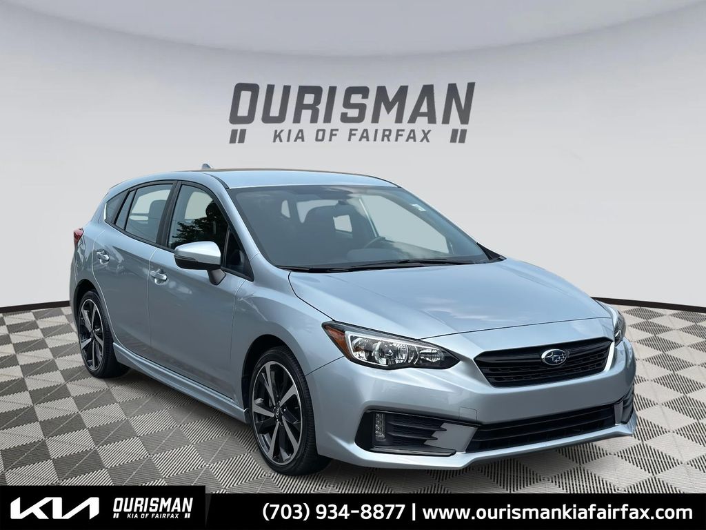 Used 2022 Subaru Impreza Sport with VIN 4S3GTAL69N3716137 for sale in Fairfax, VA
