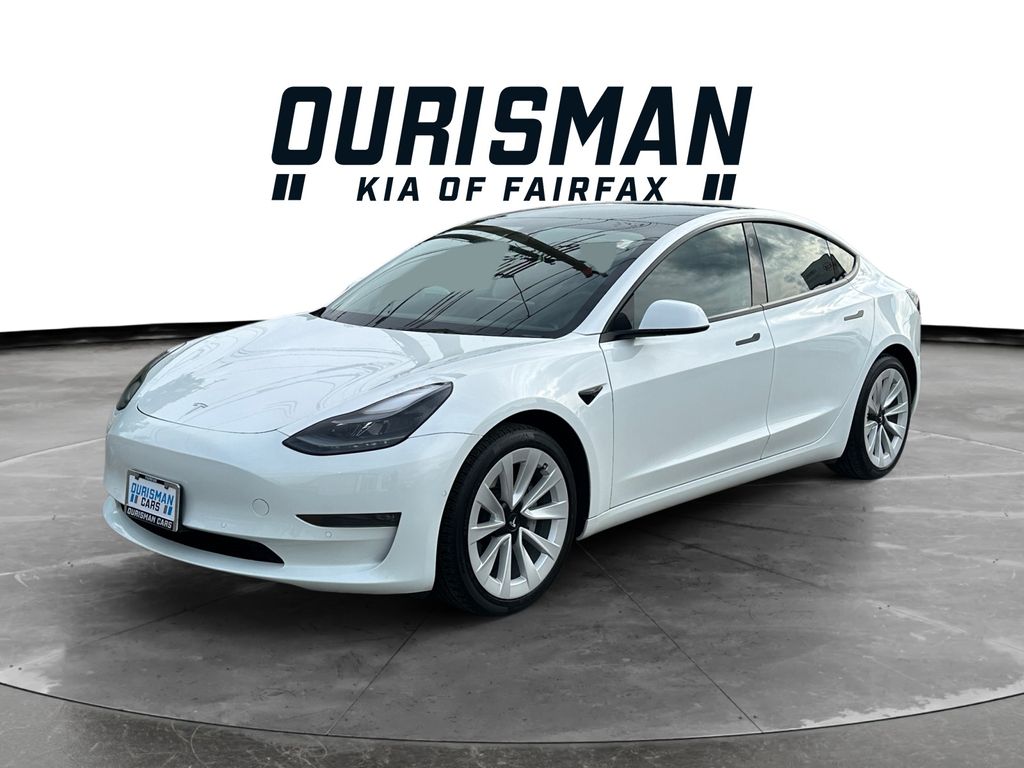 Used 2022 Tesla Model 3 Long Range with VIN 5YJ3E1EB8NF359491 for sale in Fairfax, VA