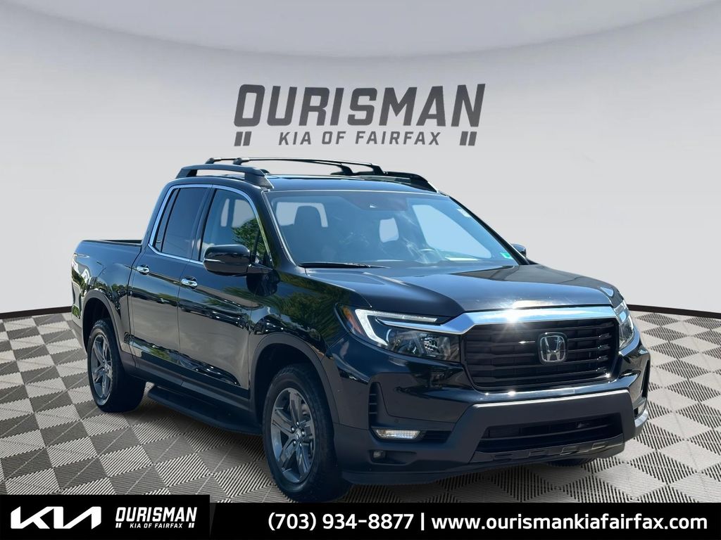 Used 2022 Honda Ridgeline RTL-E with VIN 5FPYK3F77NB022256 for sale in Fairfax, VA