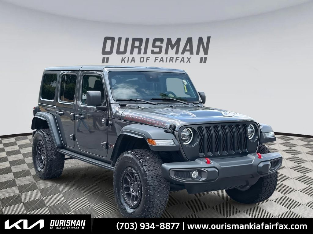 Used 2022 Jeep Wrangler Unlimited Rubicon with VIN 1C4JJXFG7NW259426 for sale in Fairfax, VA