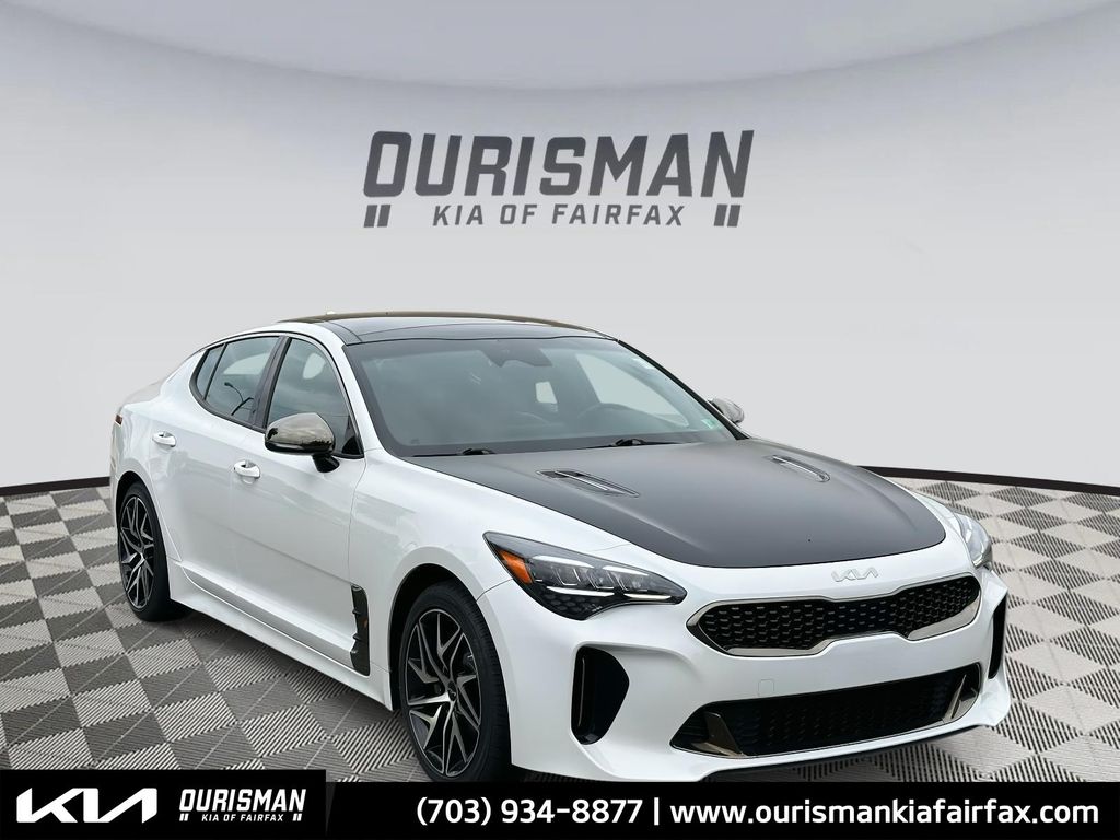 Used 2022 Kia Stinger GT-Line with VIN KNAE35LD6N6118886 for sale in Fairfax, VA