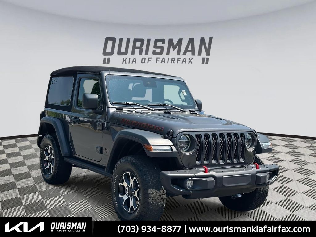 Used 2021 Jeep Wrangler Rubicon with VIN 1C4HJXCG7MW734090 for sale in Fairfax, VA