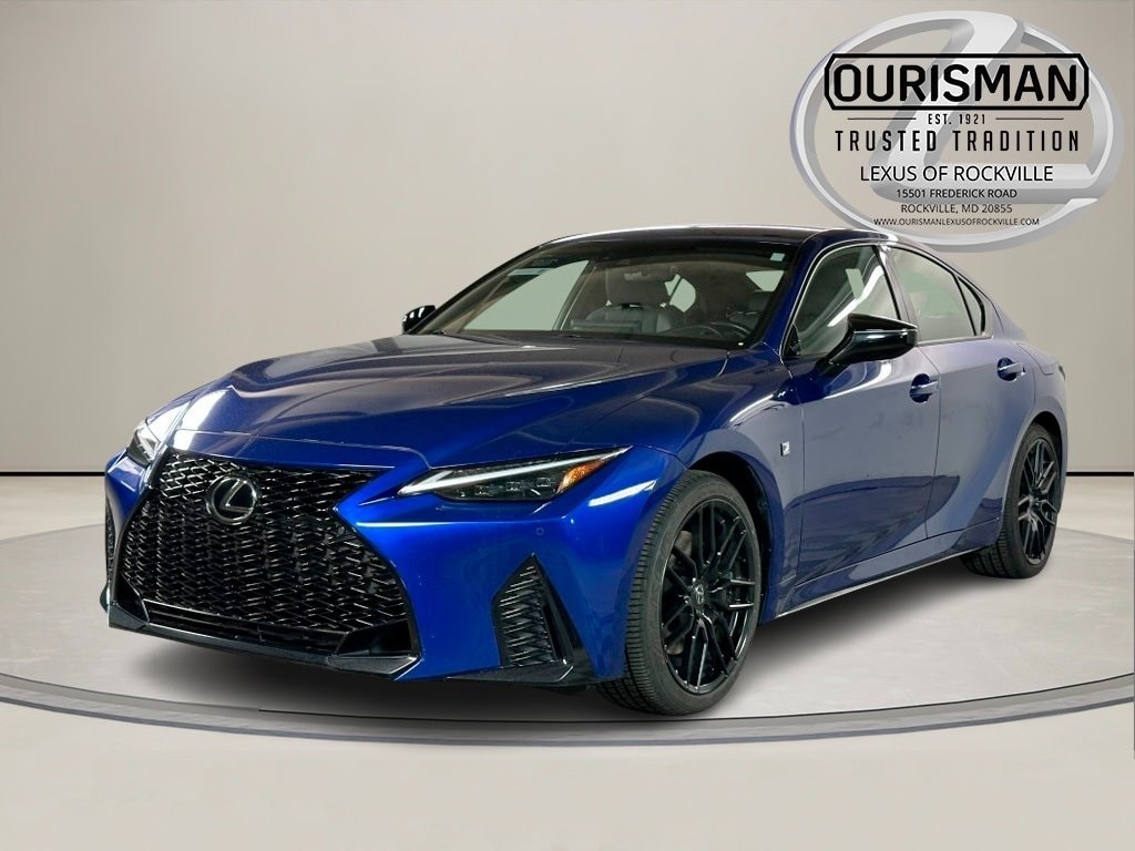 Certified 2024 Lexus IS 350 F SPORT with VIN JTHGZ1E24R5033621 for sale in Rockville, MD