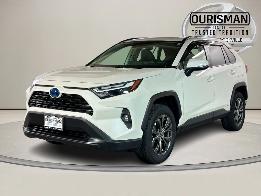 Used 2022 Toyota RAV4 XLE Premium with VIN JTMB6RFV2ND528850 for sale in Rockville, MD
