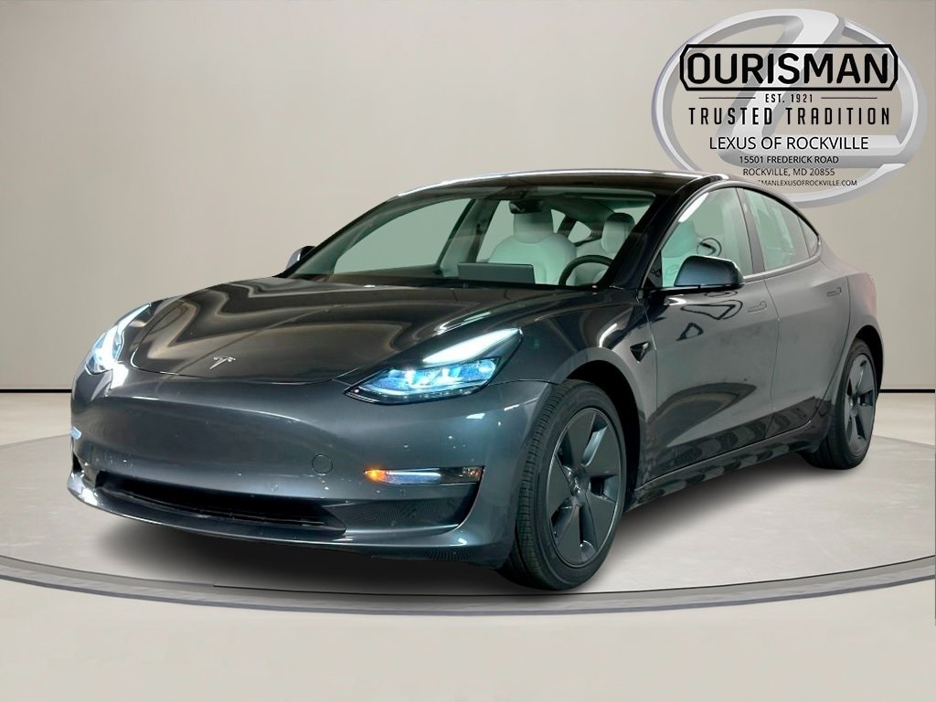 Used 2022 Tesla Model 3 Long Range with VIN 5YJ3E1EB8NF155046 for sale in Rockville, MD