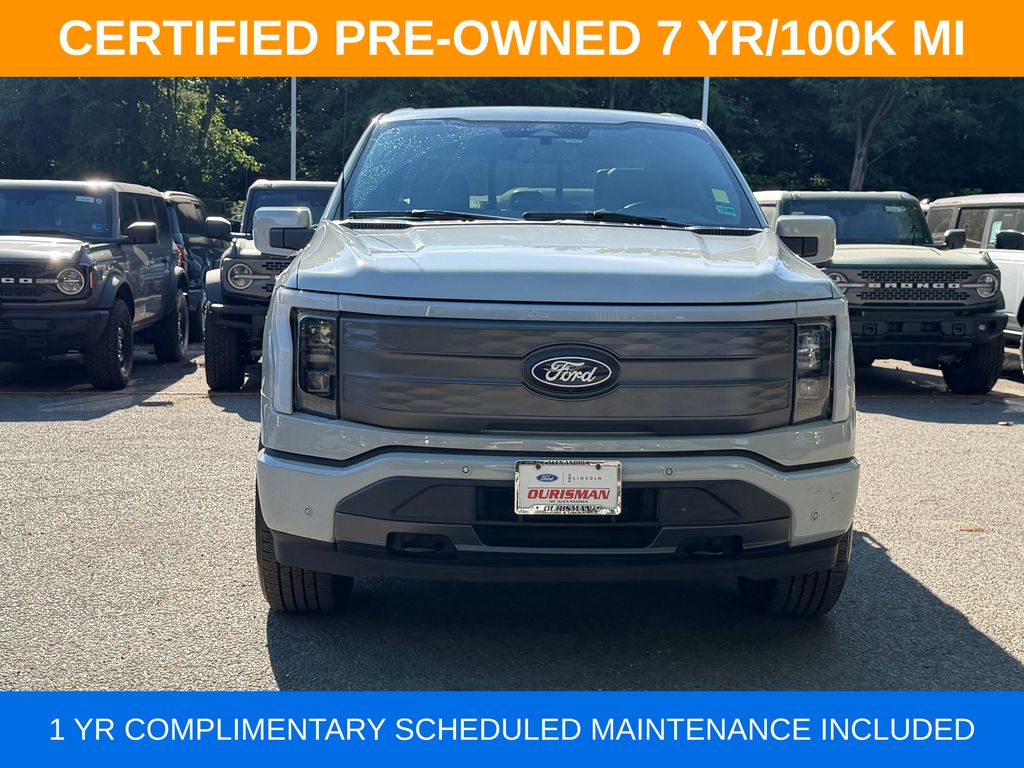 Certified 2024 Ford F-150 Lightning Lariat with VIN 1FT6W5L7XRWG09802 for sale in Alexandria, VA