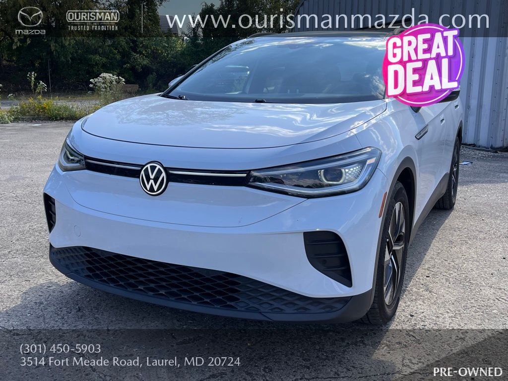 Used 2021 Volkswagen ID.4 PRO S with VIN WVGTMPE27MP056840 for sale in Laurel, MD